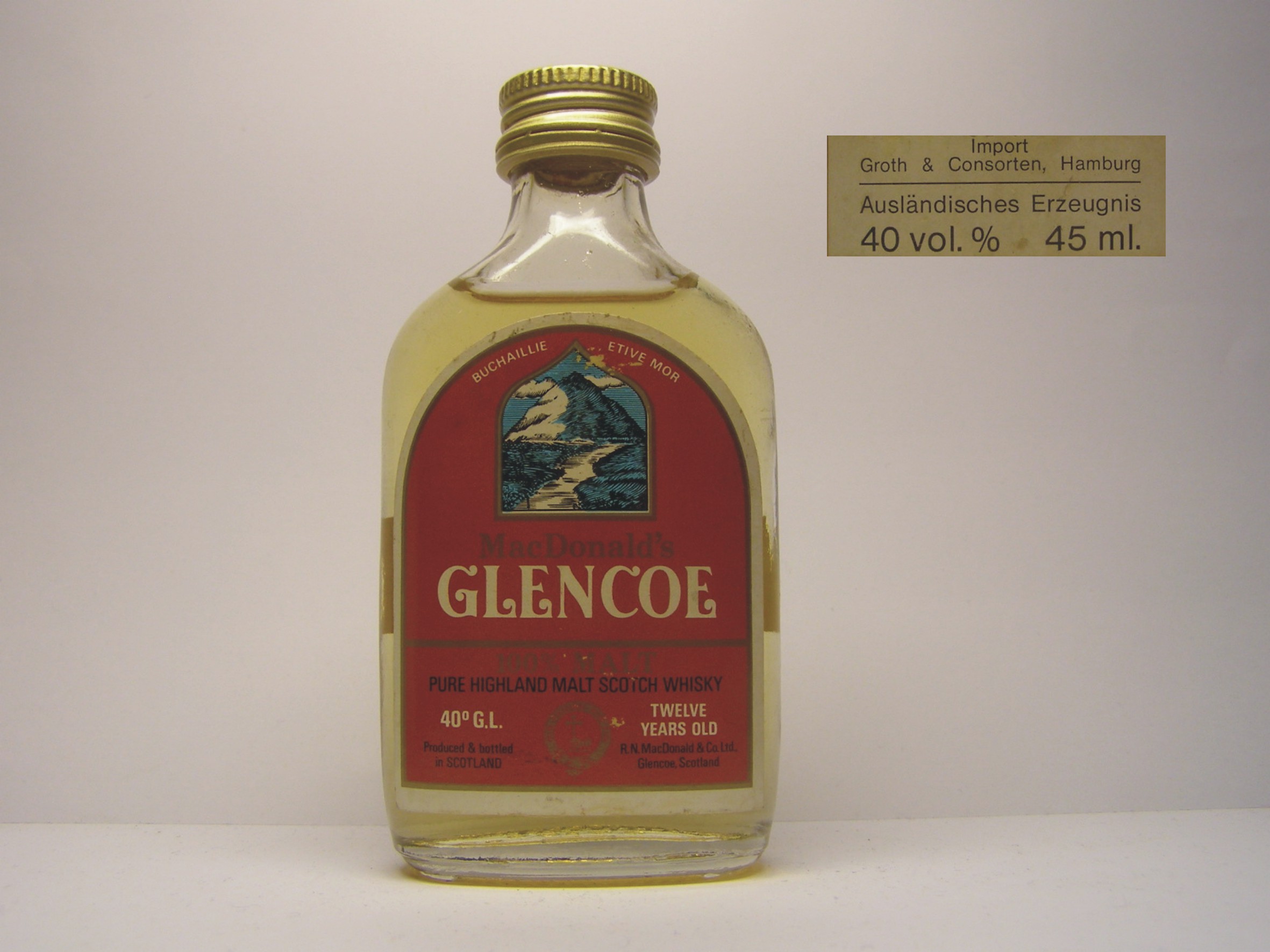 GLENCOE PHMSW 12yo 45ml 40%vol.% 40´G.L.